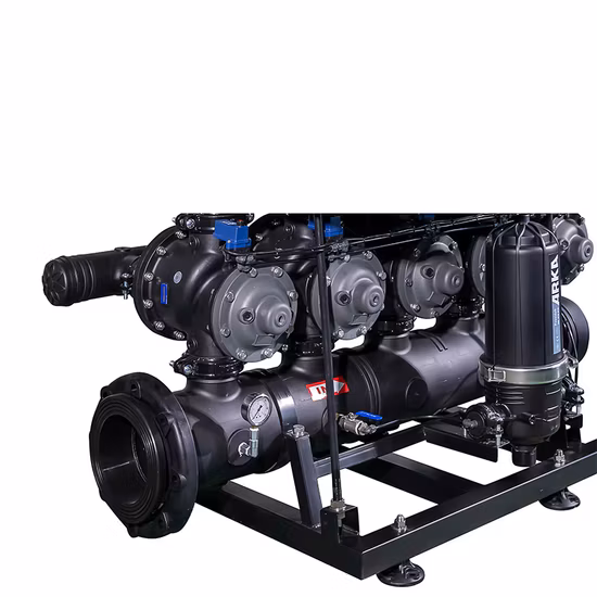 4-дюймовый 5-единичный автоматический самоочищающийся дисковый фильтр Backawsh для сельскохозяйственного оборудования для капельного орошения